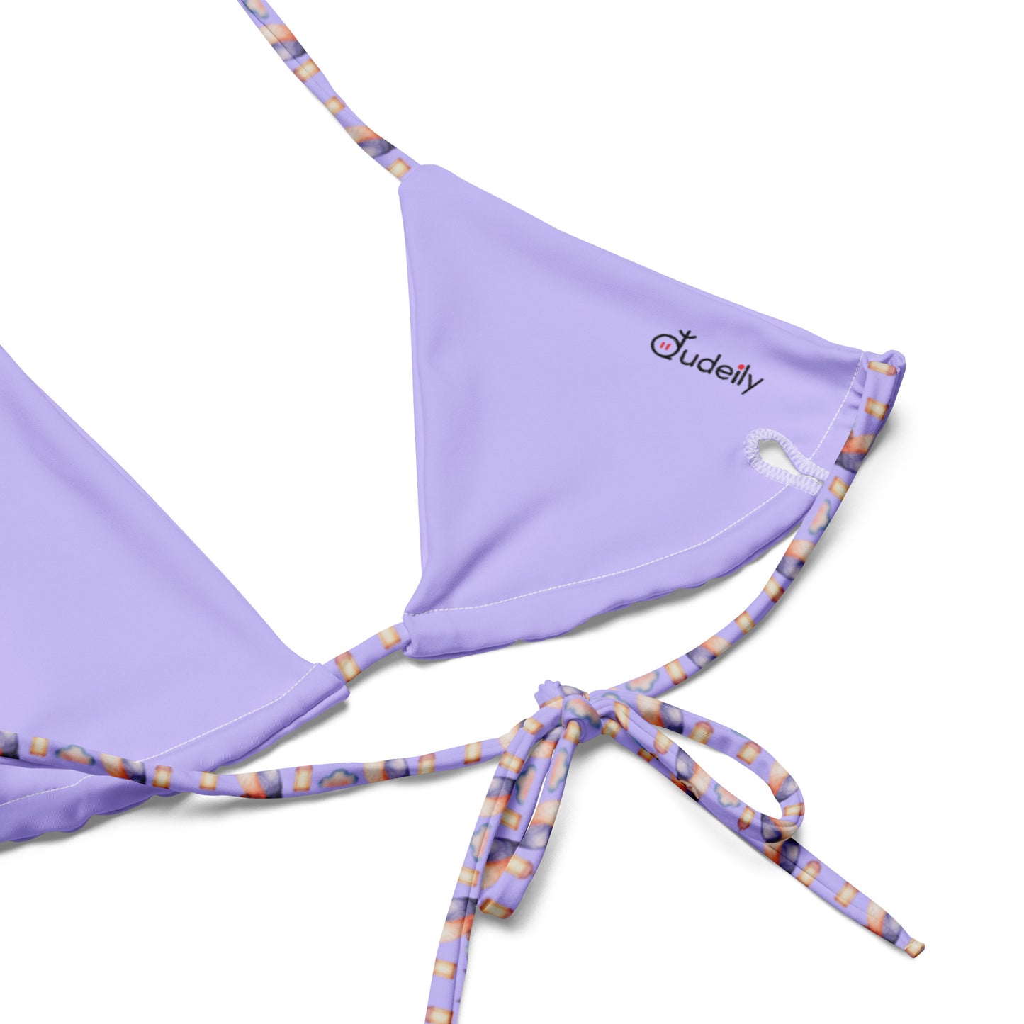 Owl-Themed All-Over Print Recycled String Bikini – Sustainable Fashion - Dudeily