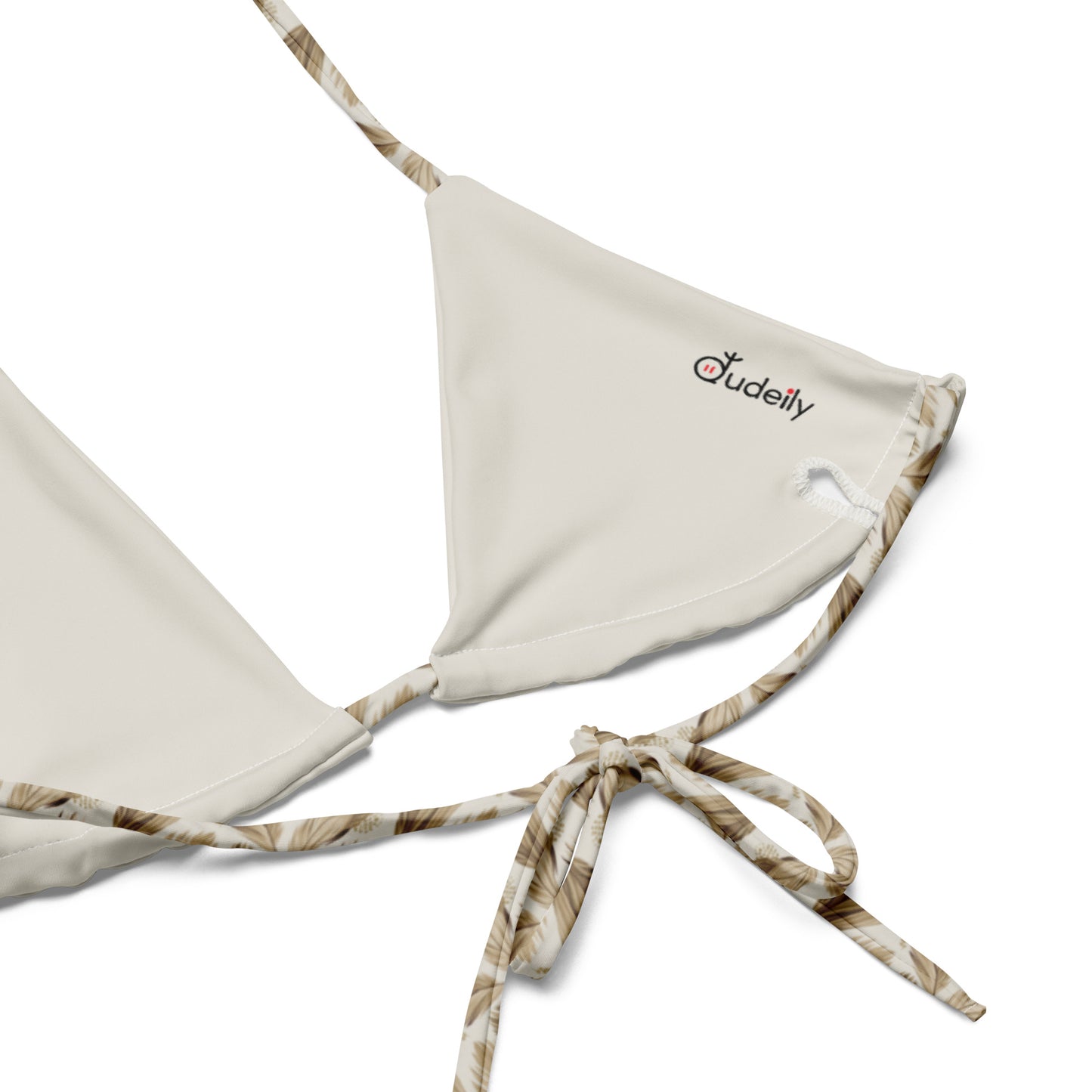 All-Over Print Recycled String Bikini – Eco-Friendly Swimwear - Dudeily