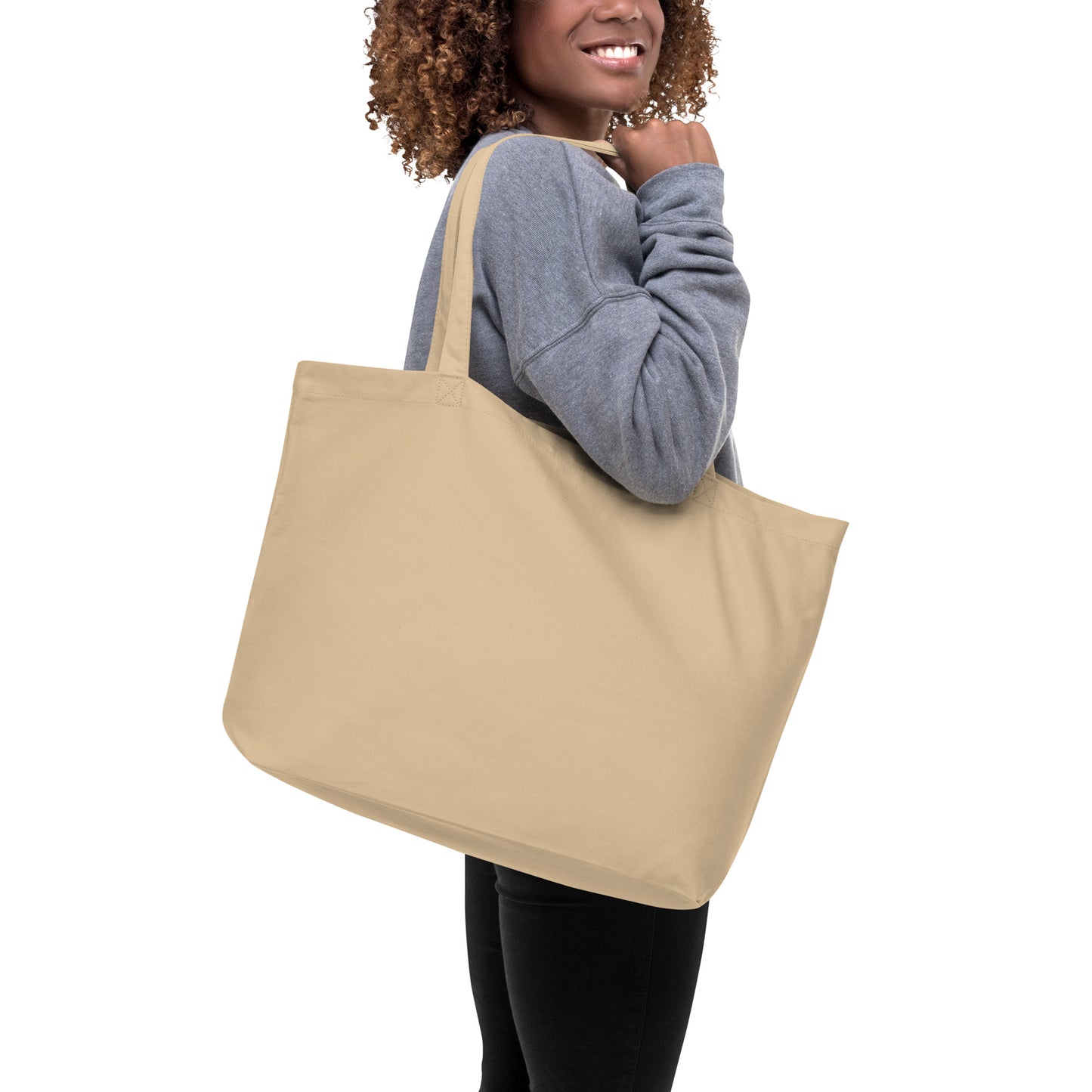 Large Organic Tote Bag: Eco-Friendly, Spacious, and Perfect for Everyday Use - Dudeily