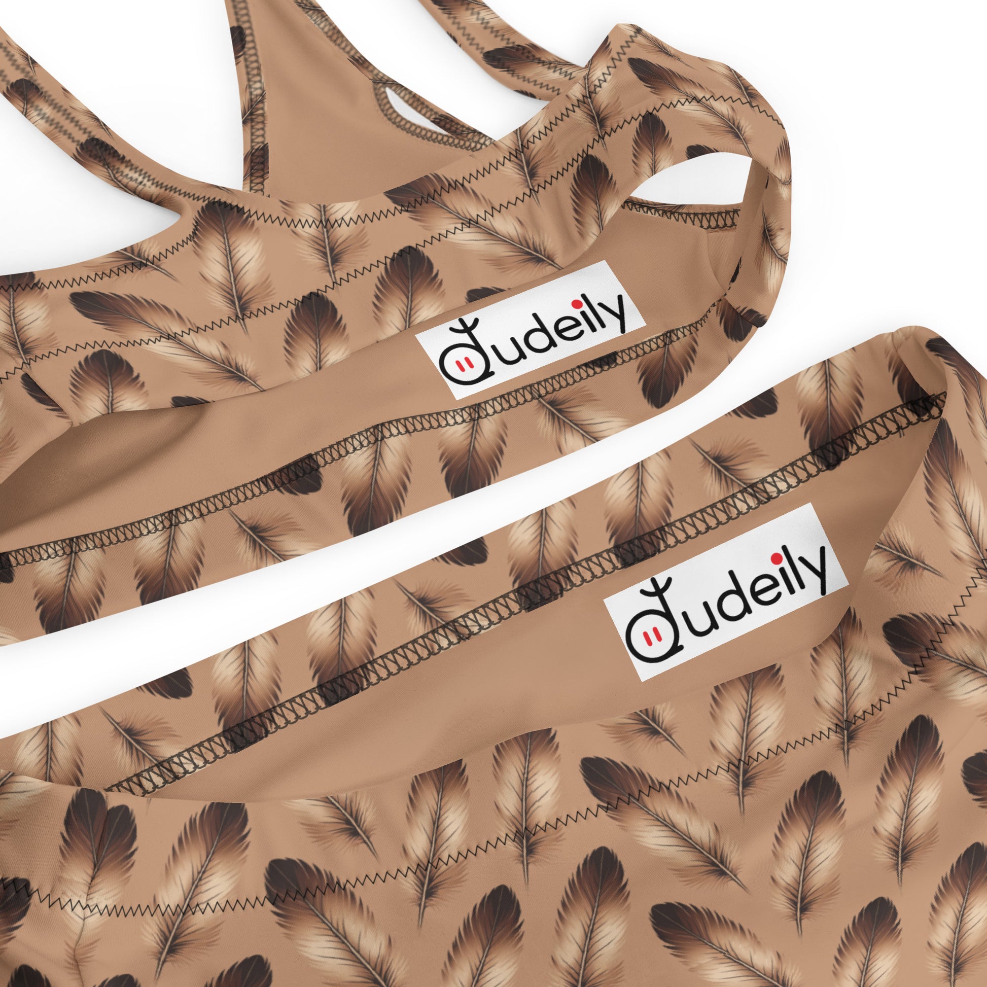 Recycled High-Waisted Bikini - Eco-Friendly Swimwear - Dudeily