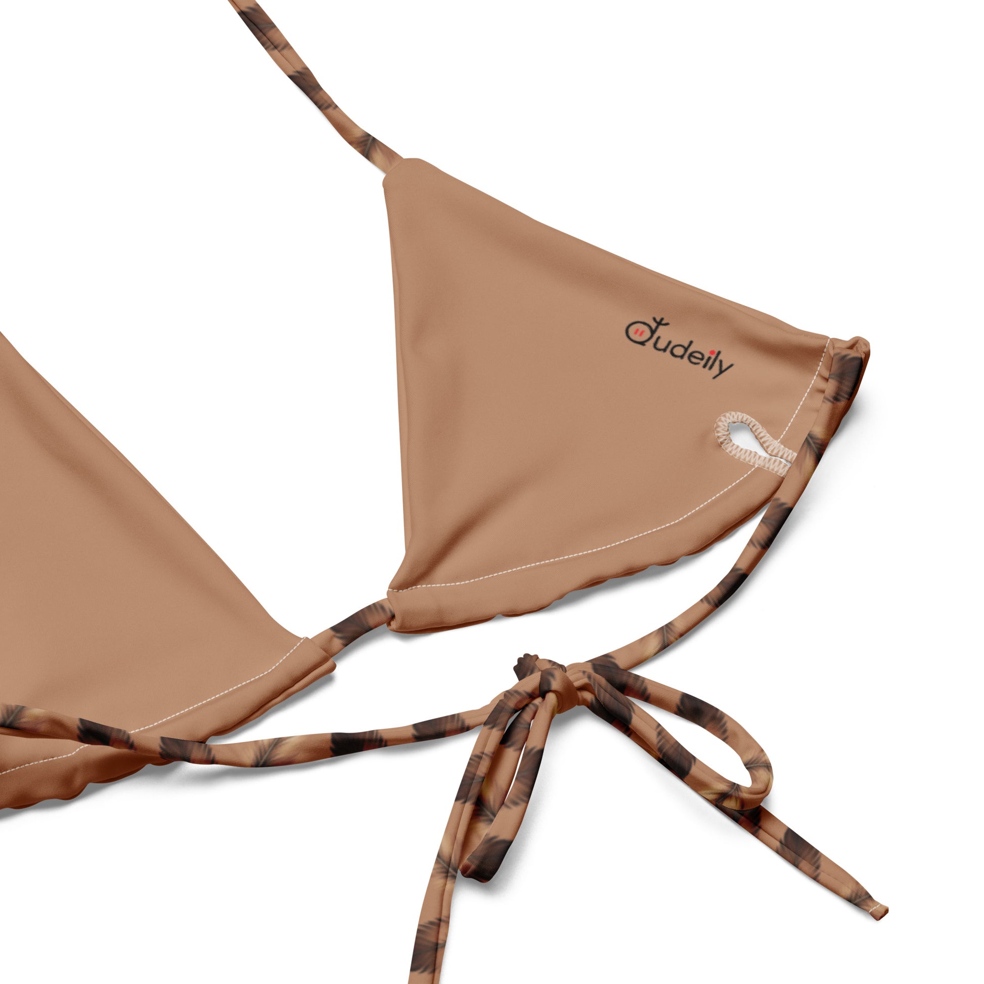 All-Over Print Recycled String Bikini – Eco-Friendly Swimwear - Dudeily