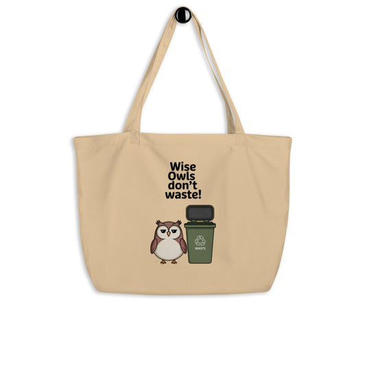 Large Organic Tote Bag | Sustainable & Spacious - Dudeily