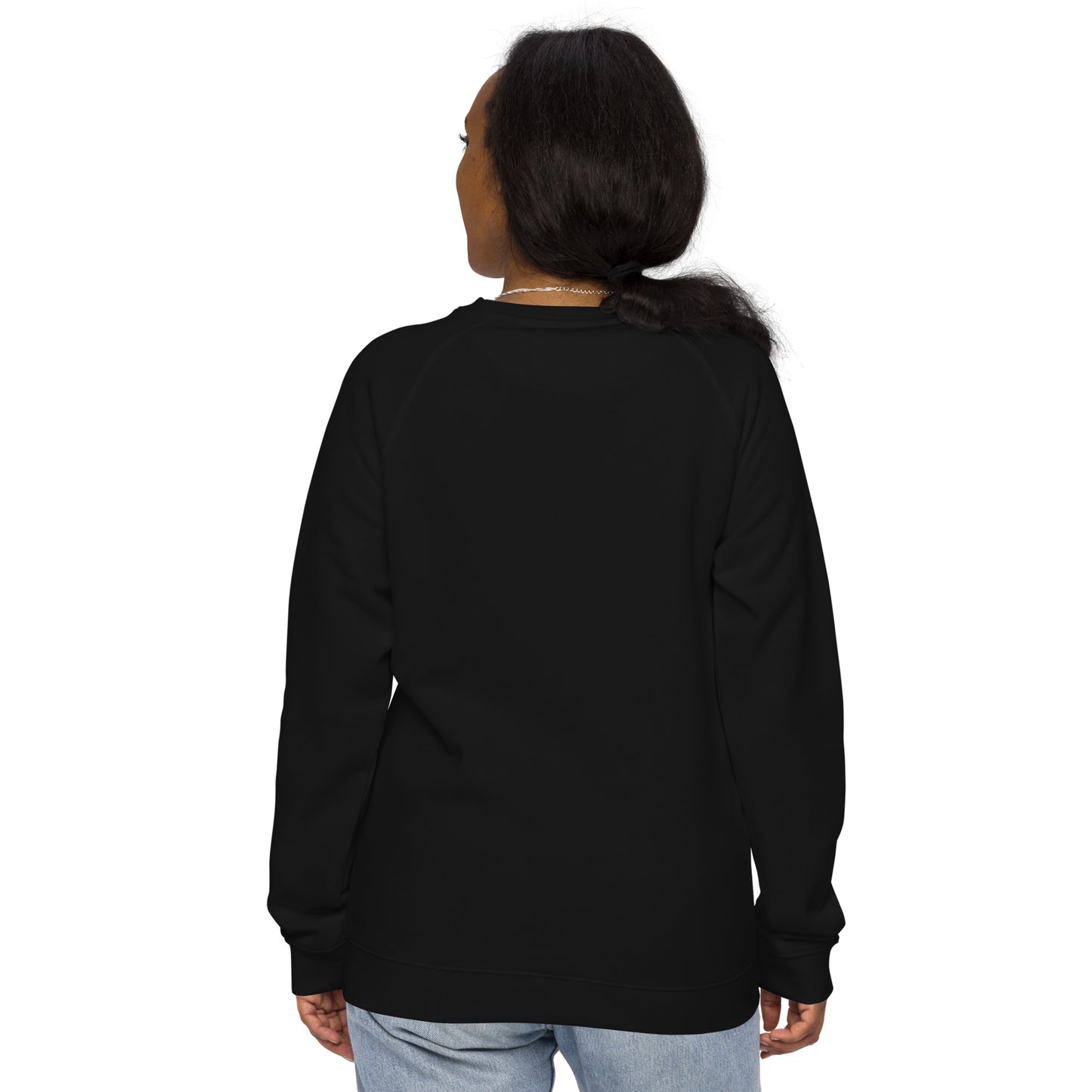 Owl-Themed Unisex Organic Raglan Sweatshirt | Sustainable Comfort - Dudeily