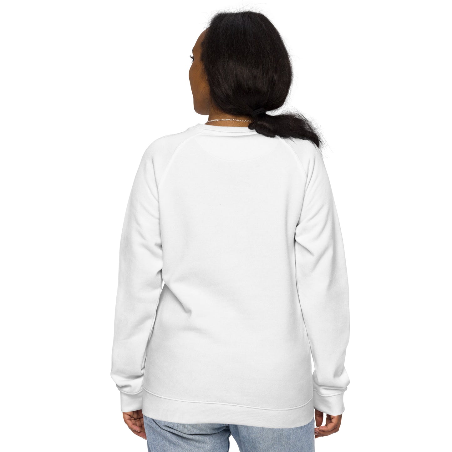 Owl-Themed Unisex Organic Raglan Sweatshirt | Sustainable Comfort - Dudeily