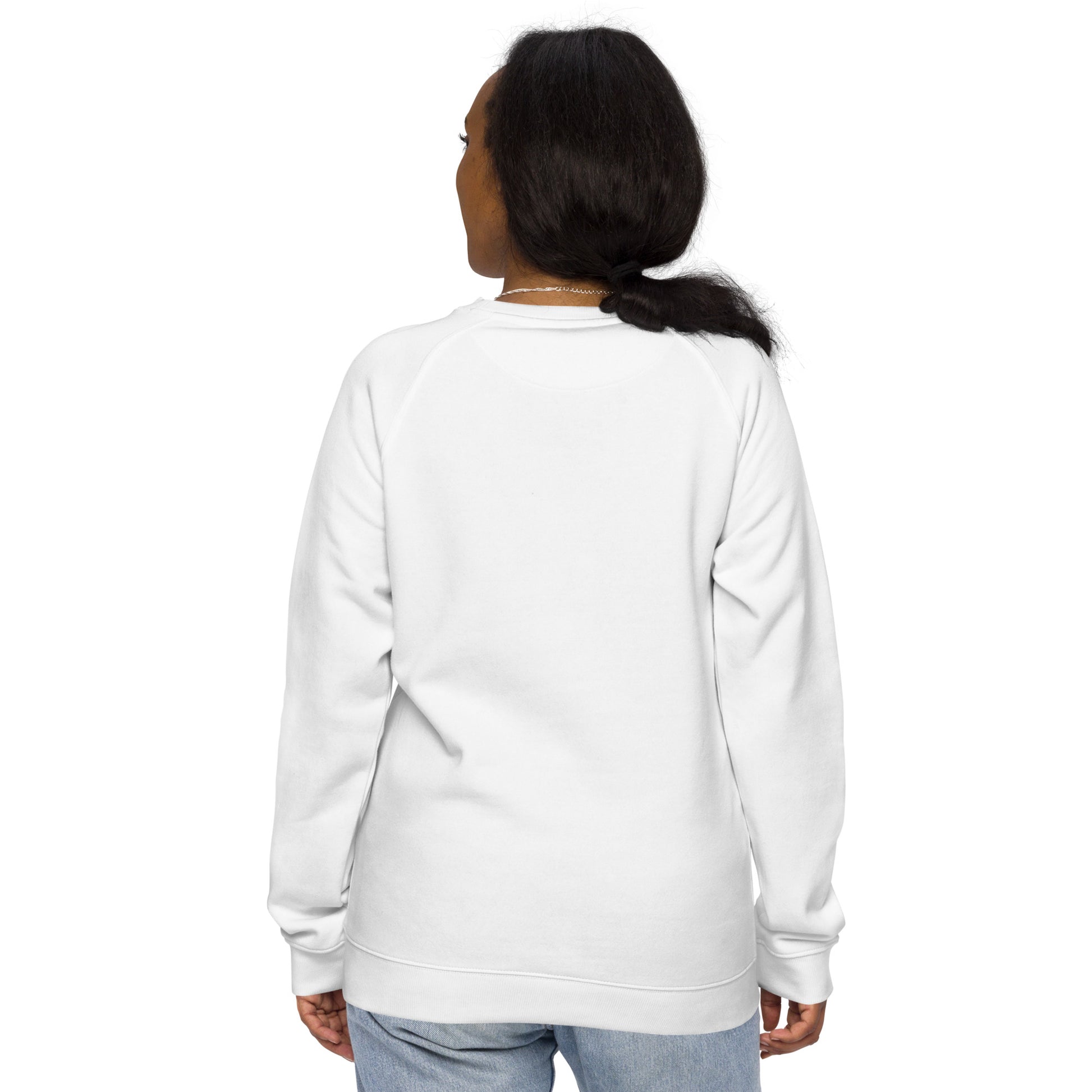 Owl-Themed Unisex Organic Raglan Sweatshirt | Sustainable Comfort - Dudeily